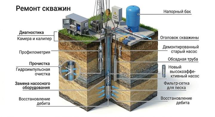 Ремонт скважин в Мелитополе